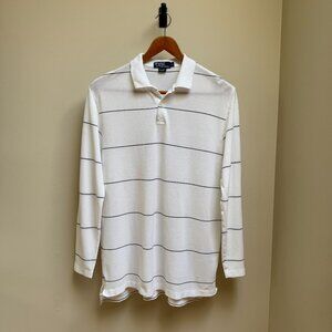 Polo Ralph Lauren Pima Cotton Stripe Long Sleeve Polo Shirt